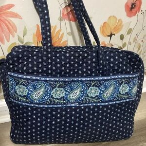 Vera Bradley Nantucket Navy Quilted Diaper Bag